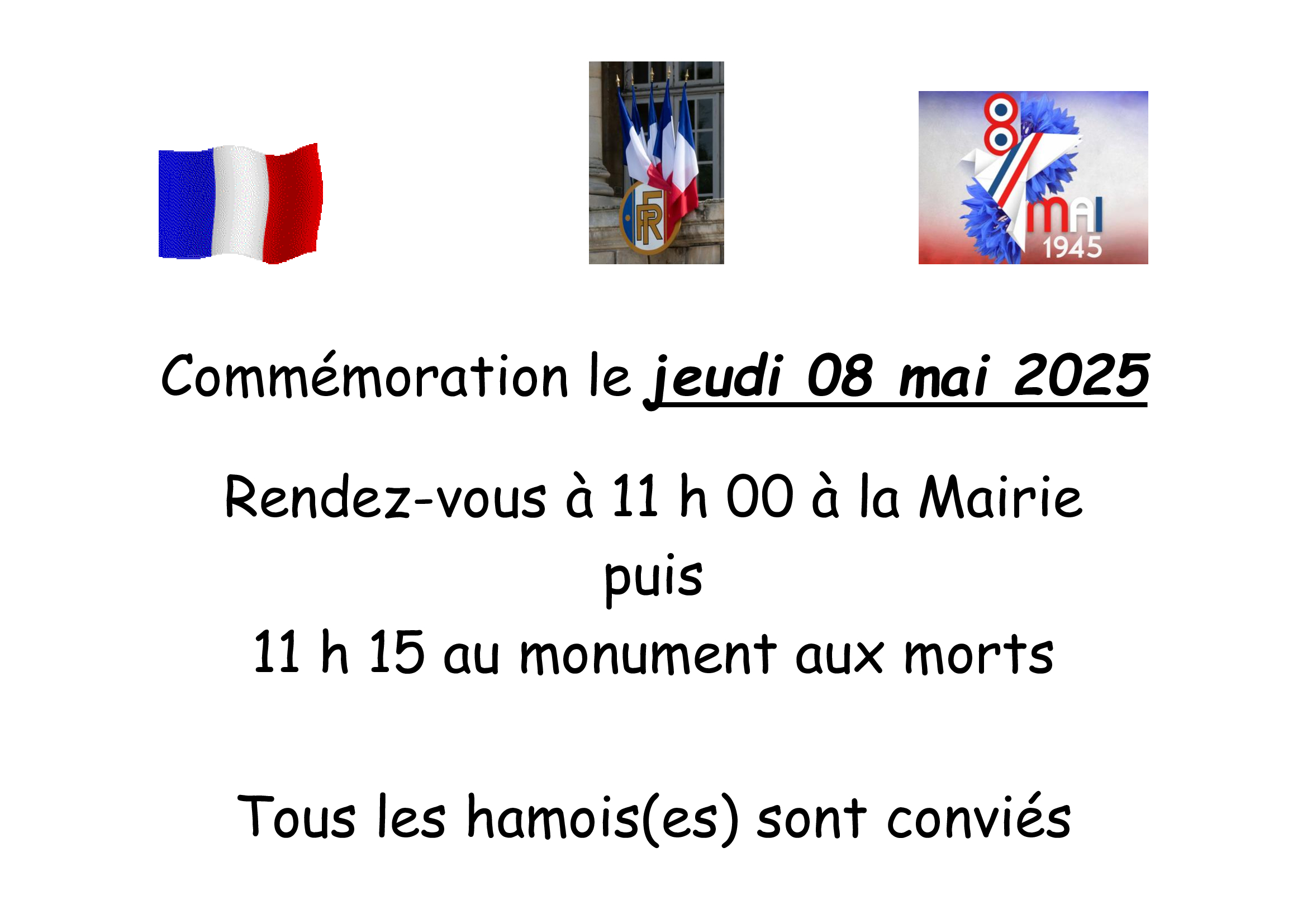 Commémoration 8 mai 2025