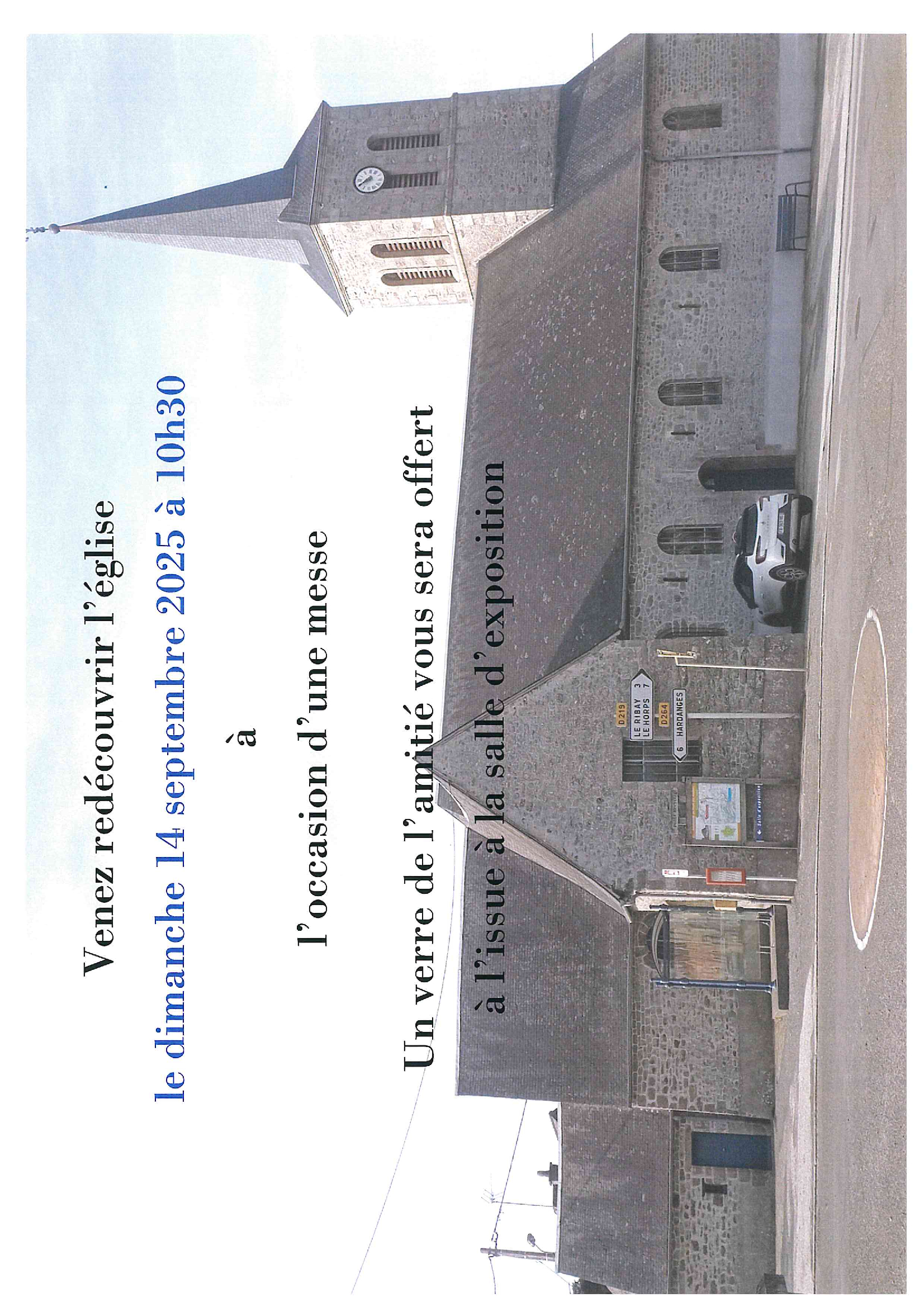 Messe à l'église du HAM